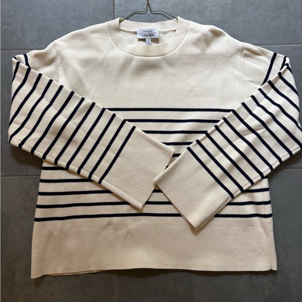 & Other Stories Cream Knit Sweater